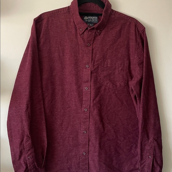 AMERICAN RAG-Men’s button up long sleeve shirt-LARGE - Picture 2 of 8